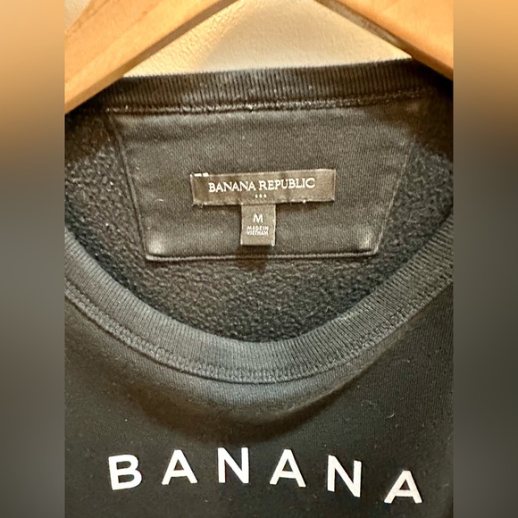 Banana Republic Logo Men’s Crewneck Size M - Picture 3 of 6